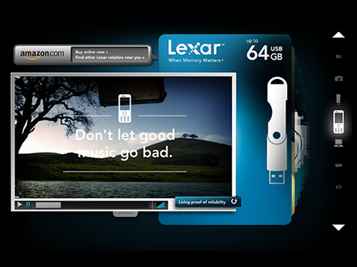 Lexar – “When Memory Matters” microsite