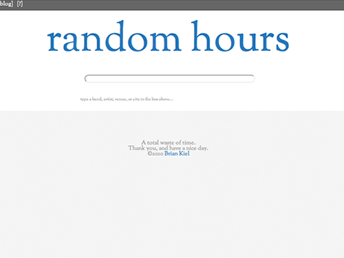 RandomHours